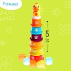 Развивающая пирамидка-сортер «Утёнок», 13 предметов - фото 21533566