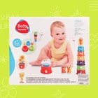 Развивающая пирамидка-сортер «Утёнок», 13 предметов - фото 22936295