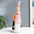Интерьерная текстильная кукла «Бабуся в колпаке с ромашкой и розами», 36×7×6 см см 7510611 - фото 16507666