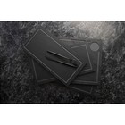 Доска для подачи из сланца Magistro Valley, 20×40 см, с кровостоком - Фото 6