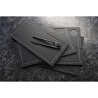 Доска для подачи из сланца Magistro Valley, 20×40 см, с кровостоком - Фото 8