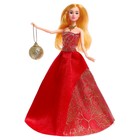 Кукла-модель шарнирная «Снежная принцесса», с аксессуаром, красное платье, уценка - Фото 2