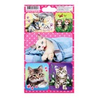 Наклейки "Кошки" 11 х 17 см, МИКС (комплект 20 шт) - фото 21533693