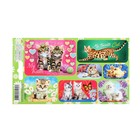 Наклейки "Кошки" 11 х 17 см, МИКС (комплект 20 шт) - фото 21533694