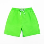 Плавки купальные мужские однотонные, MINAKU цвет зелёный, размер 52 - Фото 5