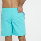 Плавки купальные мужские однотонные, MINAKU цвет мятный, размер 52 - Фото 5