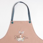 Фартук «Этель» Flower deer, сиреневый, 70×68 см, 100% п/э - Фото 2