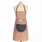 Фартук «Этель» Flower deer, сиреневый, 70×68 см, 100% п/э - Фото 5