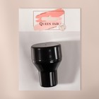 Спонж для макияжа с ручкой «Стик», d 4,1 × 3 см, в футляре, цвет чёрный/розовый - фото 8681880