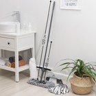 Комплект для уборки Raccoon «Универсальный», 6 предметов: насадка моп, флаундер для швабры с насадкой, метла, окномойка, щётка для пыли и черенок. - фото 21534058