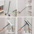 Комплект для уборки Raccoon «Универсальный», 6 предметов: насадка моп, флаундер для швабры с насадкой, метла, окномойка, щётка для пыли и черенок. - фото 21534061