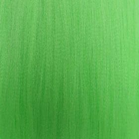 SIM-BRAIDS Канекалон однотонный, гофрированный, 65 см, 90 гр, цвет светло-зелёный(#Green)