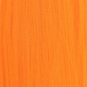 SIM-BRAIDS Канекалон однотонный, гофрированный, 65 см, 90 гр, цвет оранжевый(#Orange)