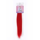 SIM-BRAIDS Канекалон однотонный, гофрированный, 65 см, 90 гр, цвет красный(#RED) - Фото 3