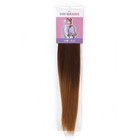 SIM-BRAIDS Канекалон двухцветный, гофрированный, 65 см, 90 г, русый, светло-русый(#FR=6) - Фото 3