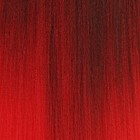 SIM-BRAIDS Канекалон двухцветный, гофрированный, 65 см, 90 гр, цвет красный/русый(#FR-10) - фото 7107284