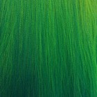 SIM-BRAIDS Канекалон трёхцветный, гофрированный, 65 см, 90 гр, цвет бирюзовый/зелёный/светло-зелёный(#FR-31) - фото 7107318