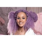 САМБА Афролоконы, 60 см, 270 г, цвет бордовый #HKB350 (Бразилька) - фото 23831588