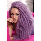 САМБА Афролоконы, 60 см, 270 г, пепельная, белый HKB454/60 (Бразилька) - Фото 5