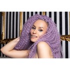 САМБА Афролоконы, 60 см, 270 г, фиолетовая, HKBT2403 (Бразилька) - Фото 5