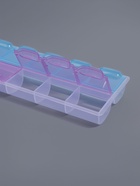 Органайзер для хранения мелочей, 14 ячеек, 21.5×6.5×2.3 см, МИКС - Фото 5