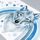 Наклейка пластик интерьерная цветная "Волк и радуга" 40х90 см - фото 21534311