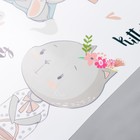 Наклейка интерьерная цветная «Милые котятки», 30×90 см - фото 60800827