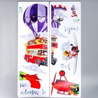 Наклейка интерьерная цветная «Приключения начинаются», набор 2 листа, 30×90 см - фото 60800828