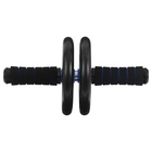 Ролик для пресса ONLYTOP, 2 колеса, с ковриком - Фото 9