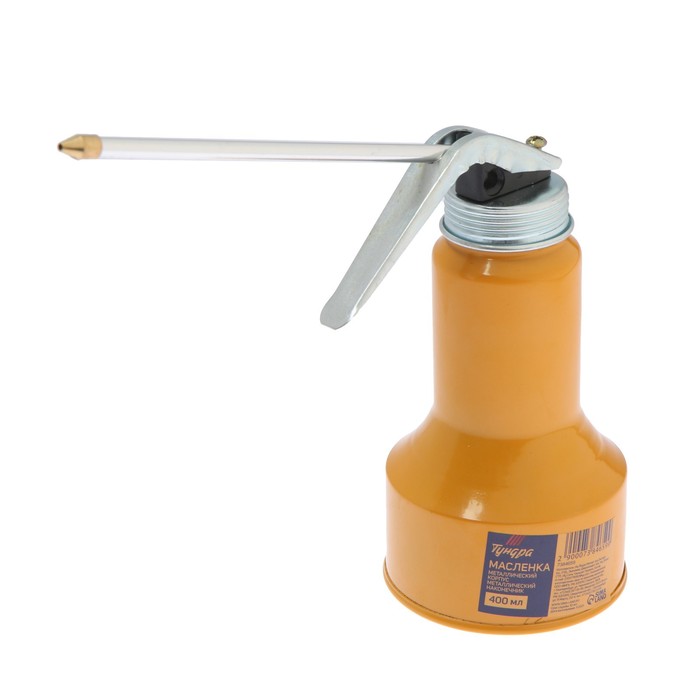 Масленка-нагнетатель ТУНДРА, металлический наконечник, 400 мл - Фото 1