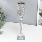 Подсвечник стекло на 1 свечу "Драгоценность" 30х7х7 см - фото 21534534