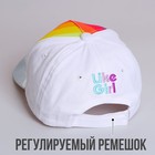 Кепка детская для девочки Girl, р-р 52-54 см - фото 39058558