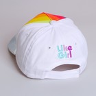 Кепка детская для девочки Girl, р-р 52-54 см - фото 39058561