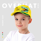 Кепка детская для мальчика Roar Roar, цвет жёлтый, р-р 54 - фото 109527714