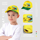 Кепка детская для мальчика Roar Roar, цвет жёлтый, р-р 54 - Фото 2