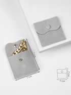 Конвертик для украшений бархатный, 7×7 см, серый - Фото 5