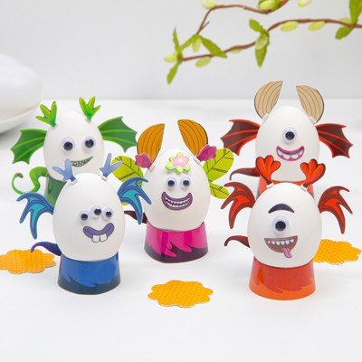 Пасхальный набор для украшения яиц «Монстры», 9,8 х 15,3 х 1,1 см