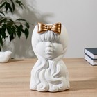 Ваза «Очарование», h=22 см, d=8 см, керамика, белая  (артикул 7549213)  большой выбор товаров оптом и в розницу по низким ценам с доставкой