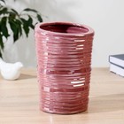 Ваза «Алонсо», h=21 см, d=15 см, керамика, розовая  (артикул 7549275)  большой выбор товаров оптом и в розницу по низким ценам с доставкой