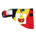 Воздушный шар фольгированный 13" «Божья коровка с цветком», фигура, для палочки - Фото 3