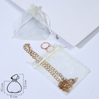 Мешочек подарочный, 9×12 см, бежевый - Фото 3