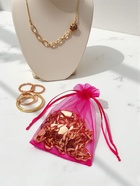 Мешочек подарочный, 9×12 см, малиновый - Фото 2