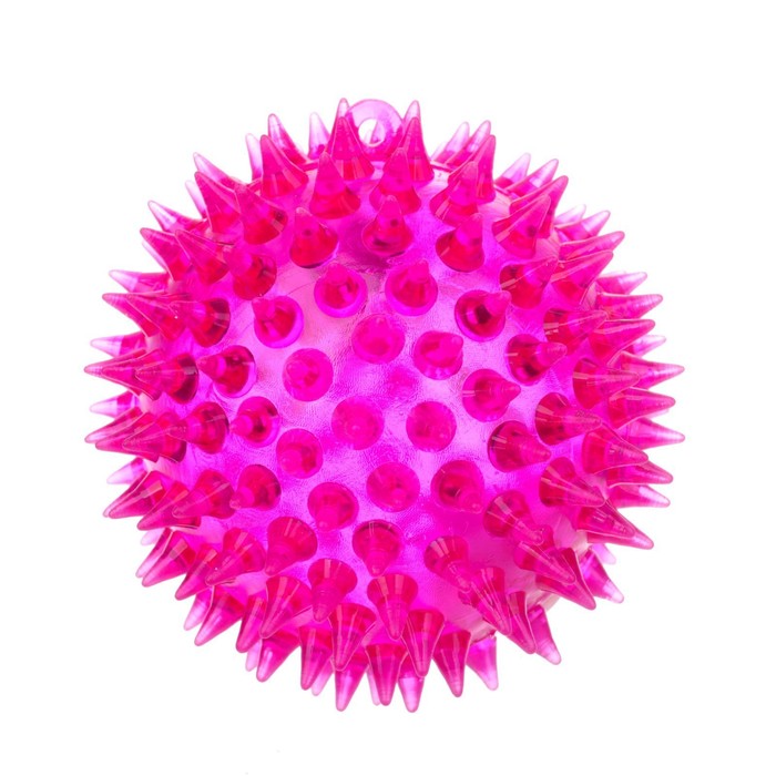 Мяч световой «Зверятки», цвета МИКС, в шоубоксе - фото 1885347274
