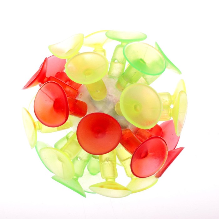 Мяч световой «Котик», липучки, цвета МИКС, в шоубоксе - фото 1885347281