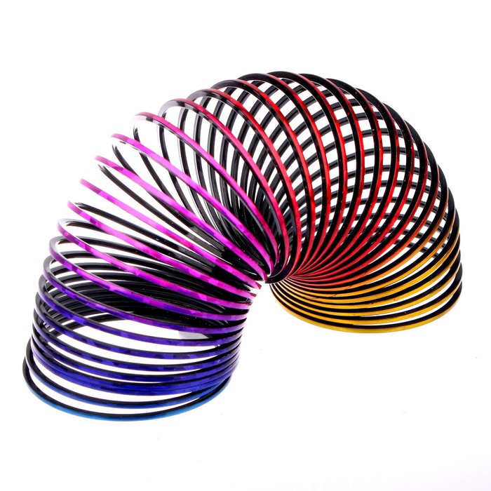 Спираль-радуга «Цветная пружинка», в шоубоксе - фото 1908875192