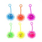 Мяч детский резиновый ёжка световой «Зверята», цвета МИКС, в шоубоксе - Фото 3