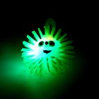 Мяч детский резиновый ёжка световой «Зверята», цвета МИКС, в шоубоксе - Фото 4