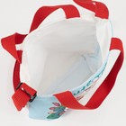 Сумка детская на кнопке, цвет голубой - Фото 3