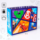 Пакет ламинированный горизонтальный, 50 х 40 х 15 см "Avengers", Мстители - фото 295544305