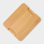 Маслёнка - сырница Доляна, бамбук, 15×12.5×5.5 см - Фото 7